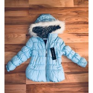 Weathertamer Girls Size 4 Puffer Coat NWOT